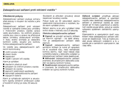 1993-1994 Skoda Favorit Gebruikershandleiding | Tsjechisch