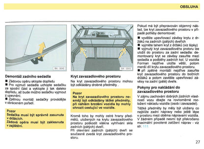 1993-1994 Skoda Favorit Gebruikershandleiding | Tsjechisch