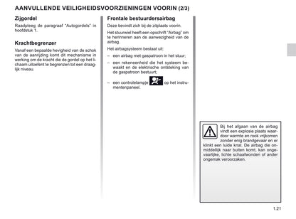 2020-2021 Renault Twizy Owner's Manual | Dutch