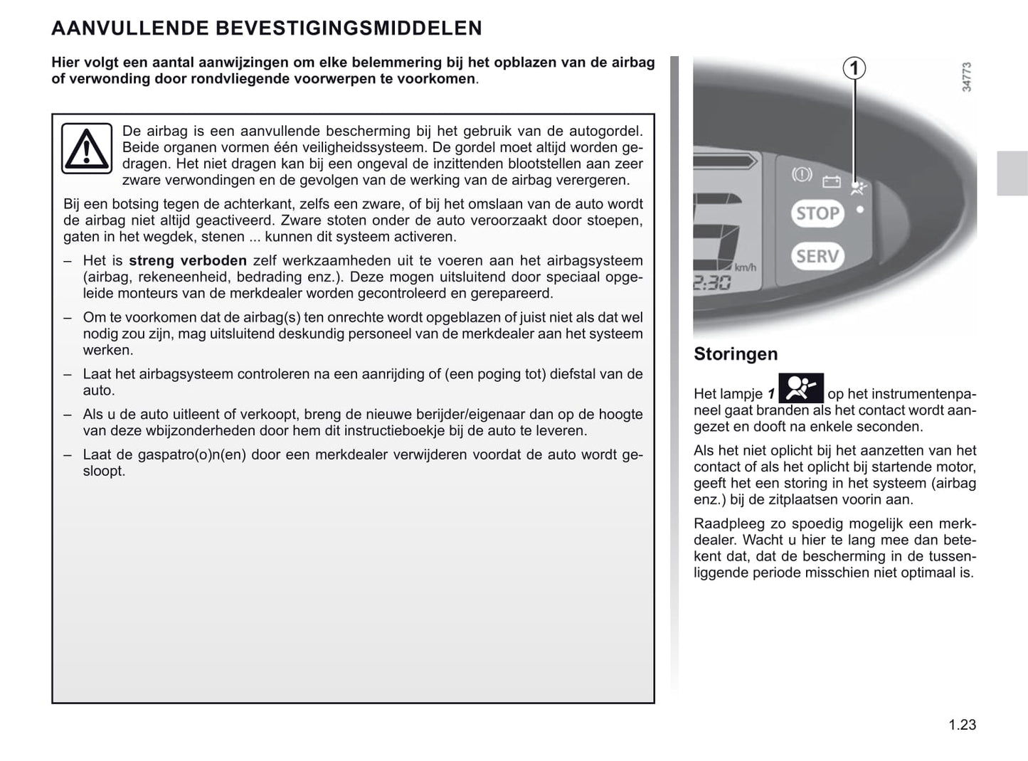 2020-2021 Renault Twizy Owner's Manual | Dutch