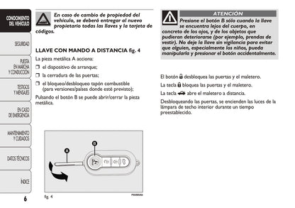 2009-2012 Abarth Punto Evo Manuel du propriétaire | Espagnol