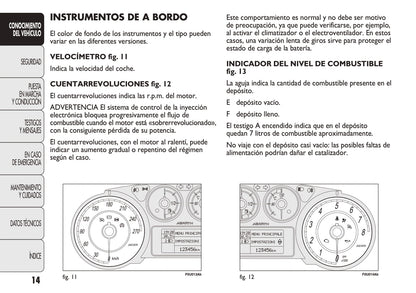 2009-2012 Abarth Punto Evo Manuel du propriétaire | Espagnol