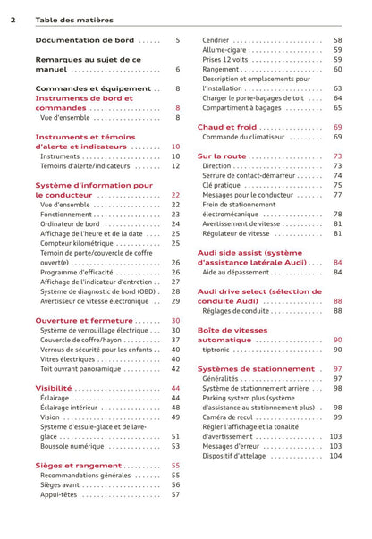 2011-2015 Audi Q3 Manuel du propriétaire | Français