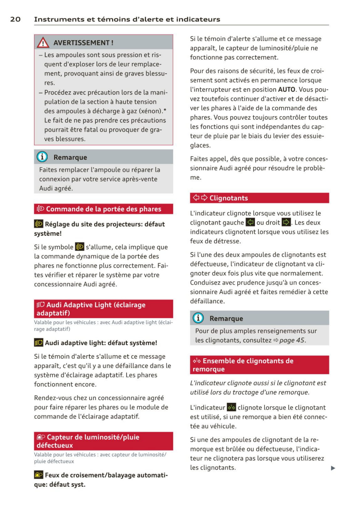 2011-2015 Audi Q3 Manuel du propriétaire | Français