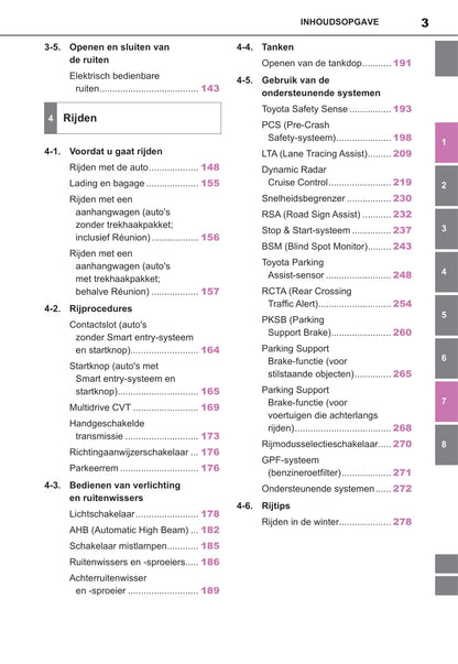 2021-2022 Toyota Yaris Owner's Manual | Dutch