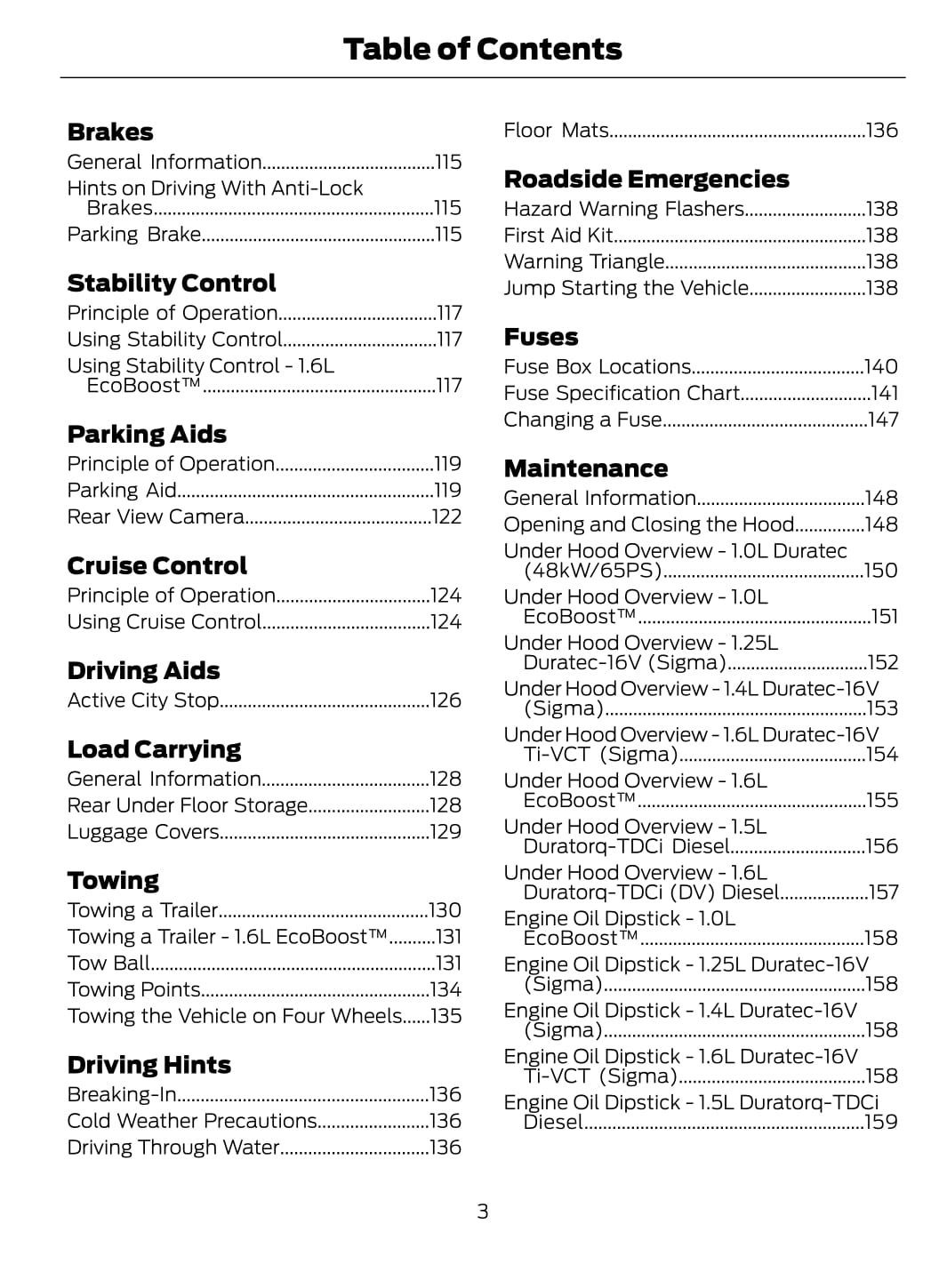 2014-2015 Ford Fiesta Owner's Manual | English