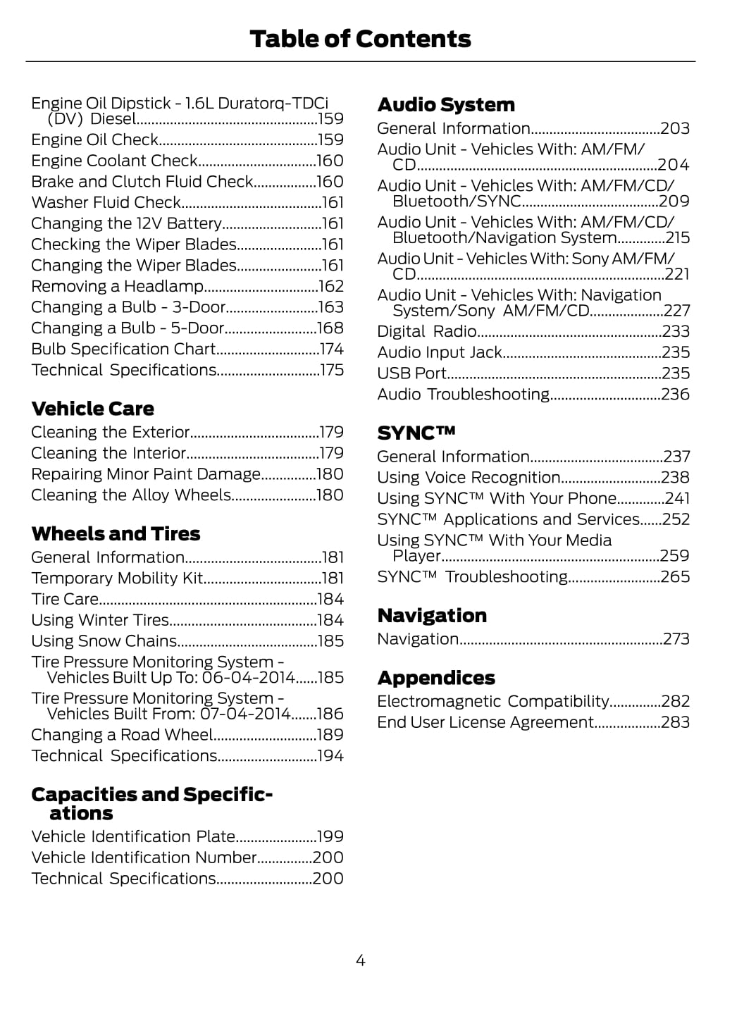 2014-2015 Ford Fiesta Owner's Manual | English