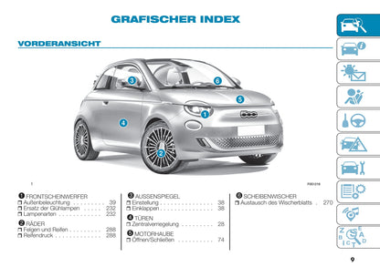 2021-2022 Fiat 500e Owner's Manual | German