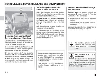 2017-2018 Renault Clio Bedienungsanleitung | Französisch