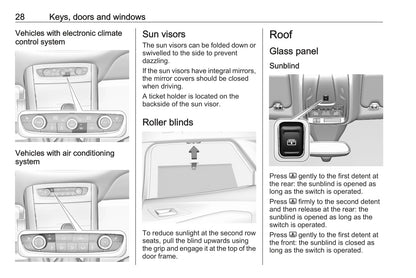 2021-2023 Vauxhall Grandland Bedienungsanleitung | Englisch