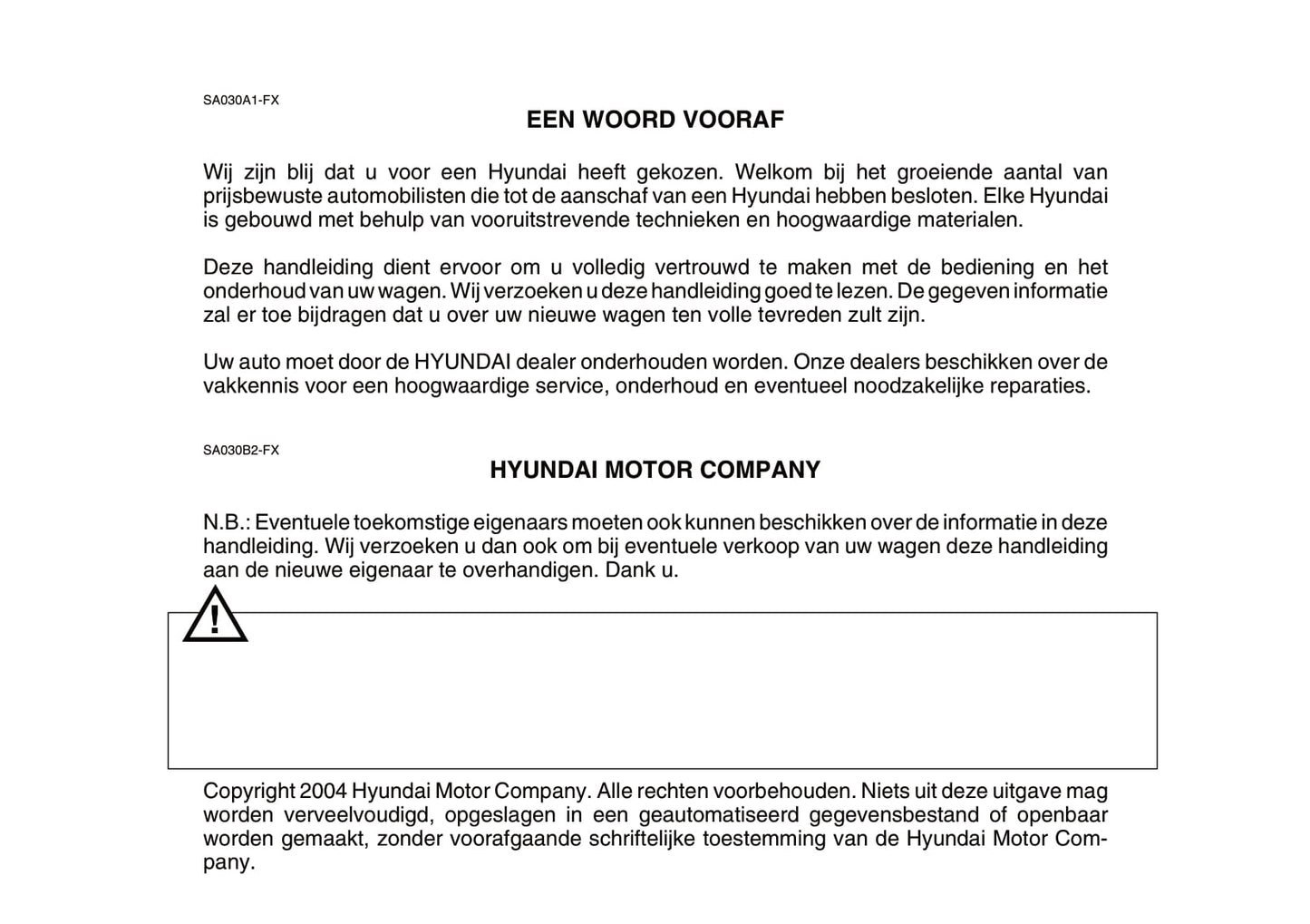 2004-2005 Hyundai Accent Gebruikershandleiding | Nederlands