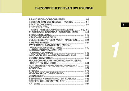 2004-2005 Hyundai Accent Gebruikershandleiding | Nederlands