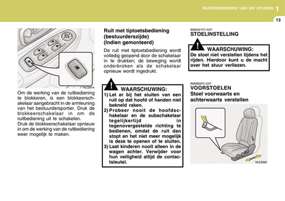 2004-2005 Hyundai Accent Gebruikershandleiding | Nederlands