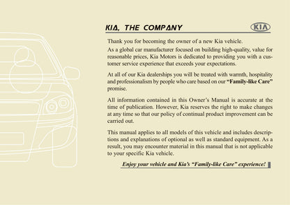 2013-2014 Kia Venga Owner's Manual | English