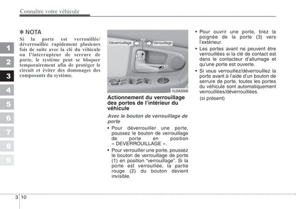 2007-2008 Kia Cerato Owner's Manual | French