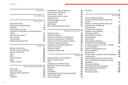 2019-2020 Citroën C3 Owner's Manual | English