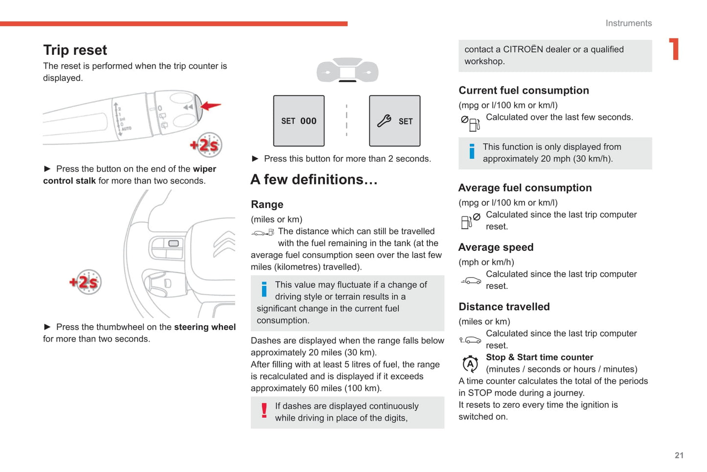 2019-2020 Citroën C3 Owner's Manual | English