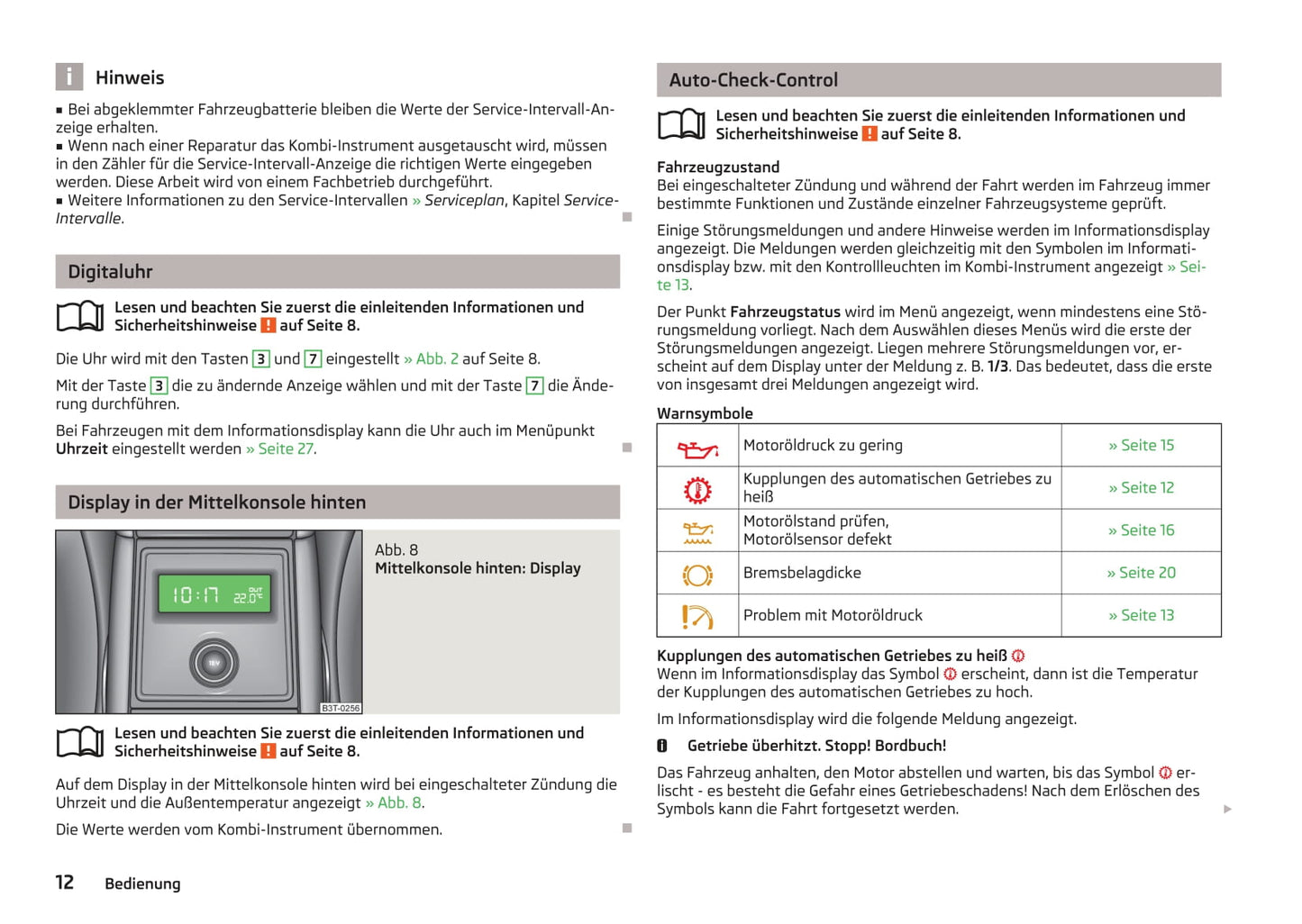 2013-2014 Skoda Superb Gebruikershandleiding | Duits