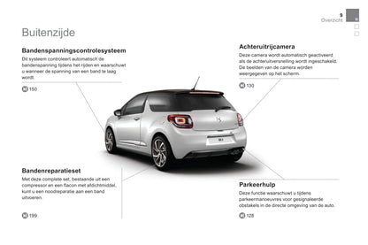 2016-2017 Citroën DS 3/DS 3 Cabrio Owner's Manual | Dutch