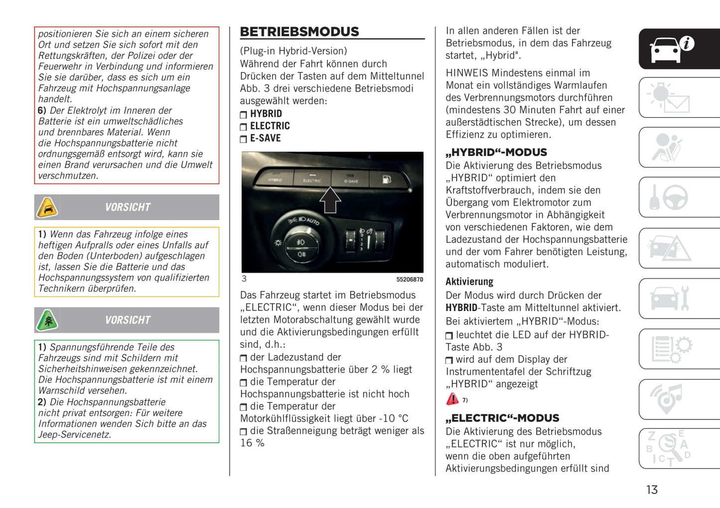 2021-2022 Jeep Compass Owner's Manual | German