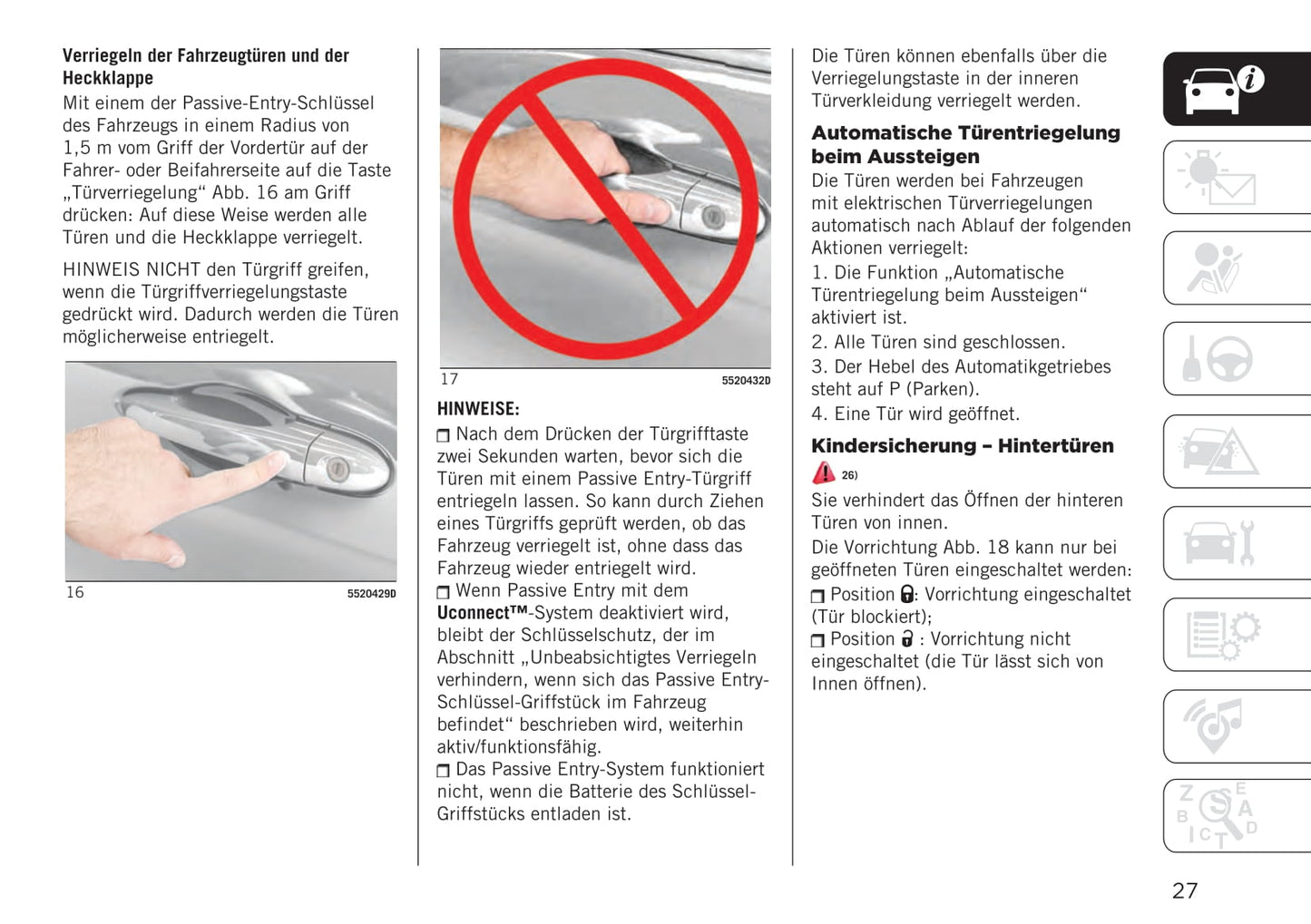 2021-2022 Jeep Compass Owner's Manual | German