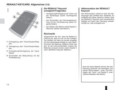 2016-2017 Renault Kadjar Owner's Manual | German