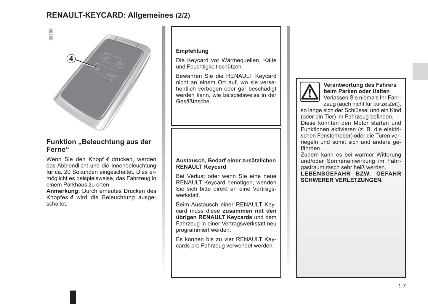 2016-2017 Renault Kadjar Owner's Manual | German