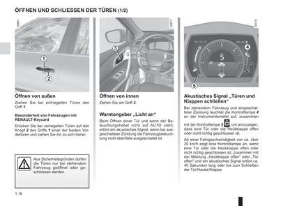 2016-2017 Renault Kadjar Owner's Manual | German