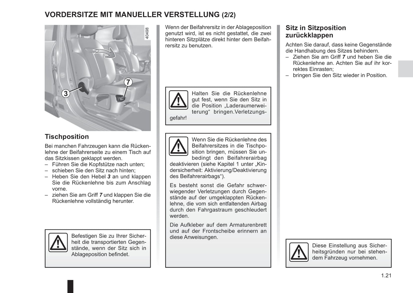 2016-2017 Renault Kadjar Owner's Manual | German