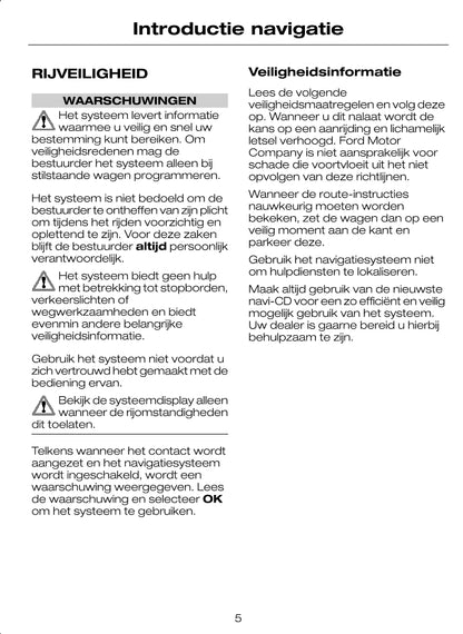 Ford CD-navigatiesysteem Handleiding 2008 - 2011