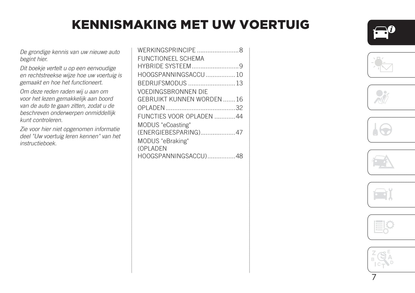 2020-2021 Jeep Renegade 4xe Owner's Manual | Dutch