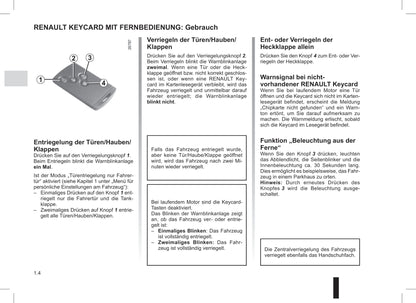 2014-2015 Renault Mégane Coupé Cabriolet/Mégane CC Owner's Manual | German