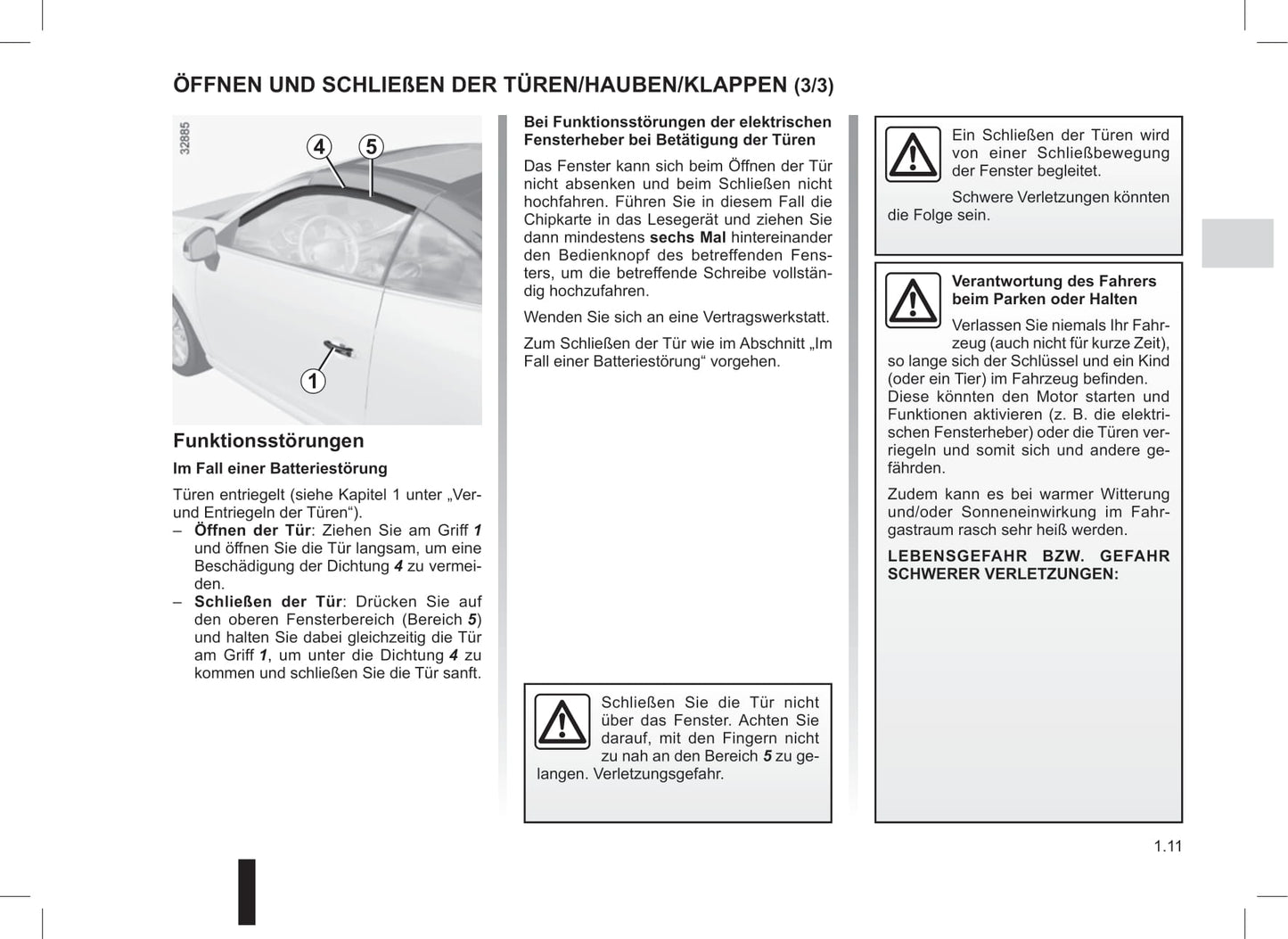 2014-2015 Renault Mégane Coupé Cabriolet/Mégane CC Owner's Manual | German