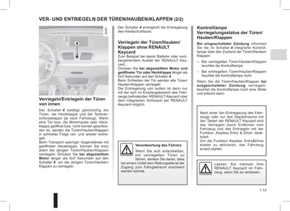 2014-2015 Renault Mégane Coupé Cabriolet/Mégane CC Owner's Manual | German