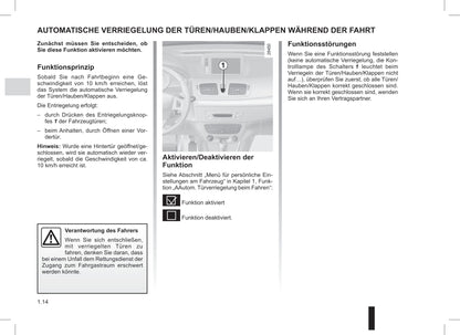 2014-2015 Renault Mégane Coupé Cabriolet/Mégane CC Owner's Manual | German