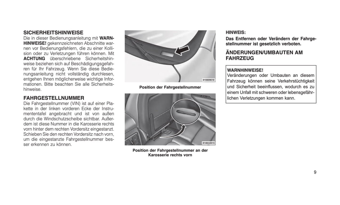 2011-2012 Jeep Grand Cherokee Owner's Manual | German