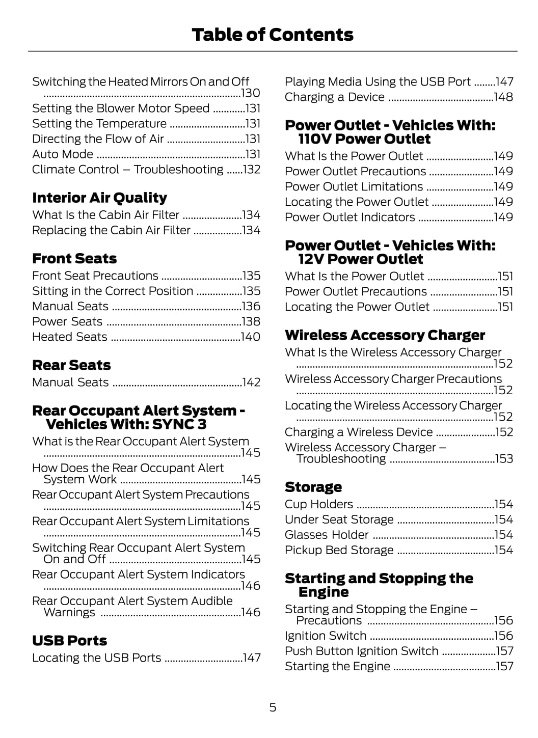 2022 Ford Maverick Owner's Manual | English