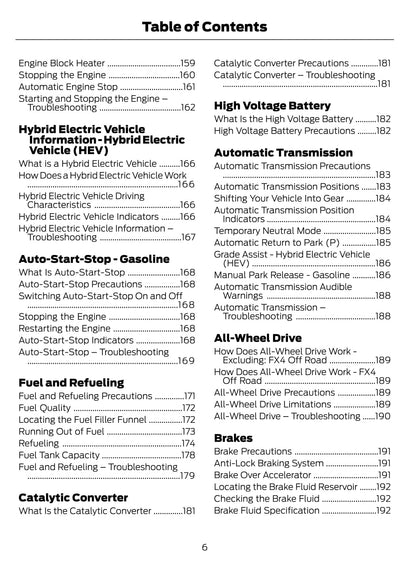 2022 Ford Maverick Owner's Manual | English