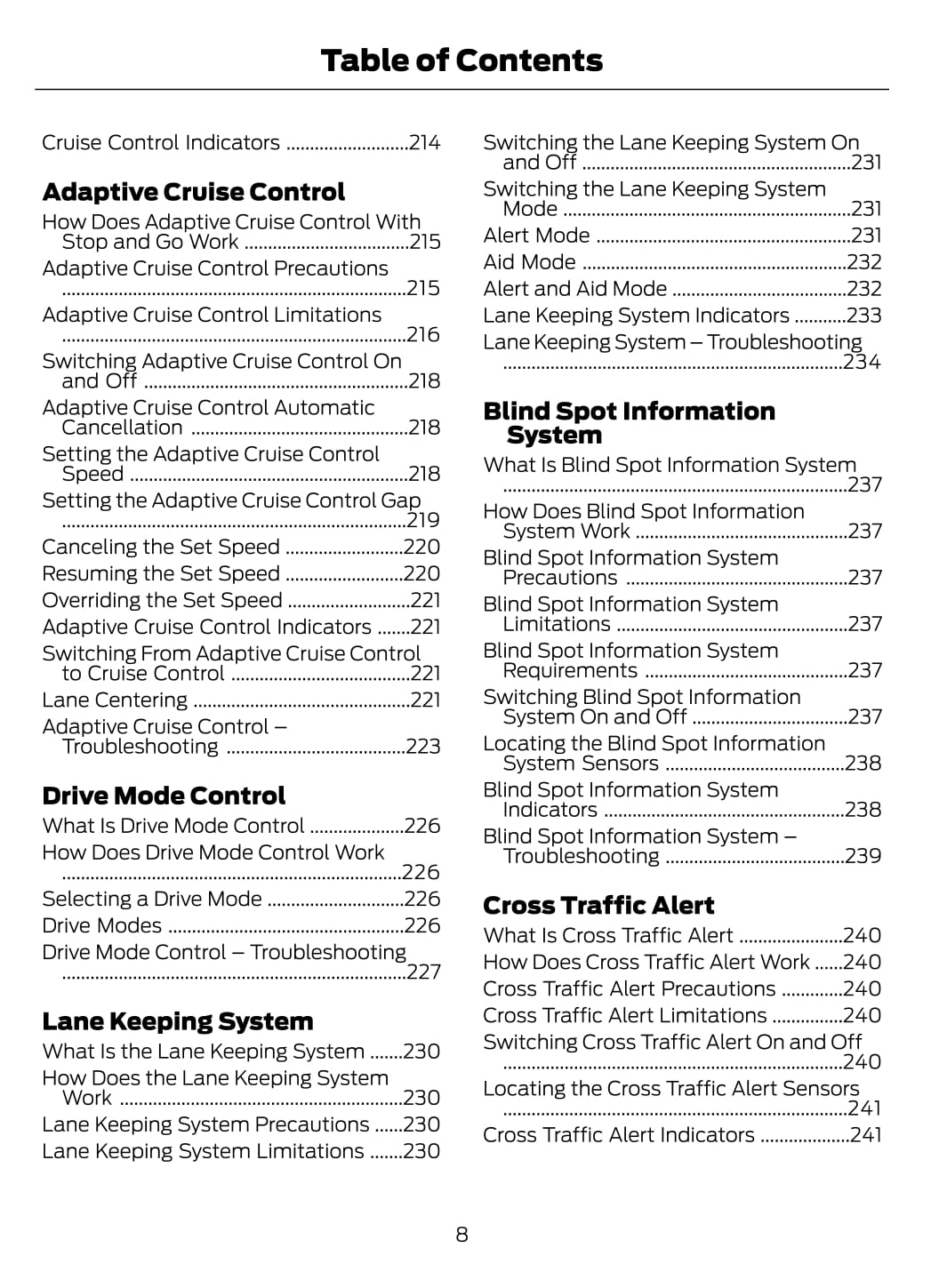 2022 Ford Maverick Owner's Manual | English