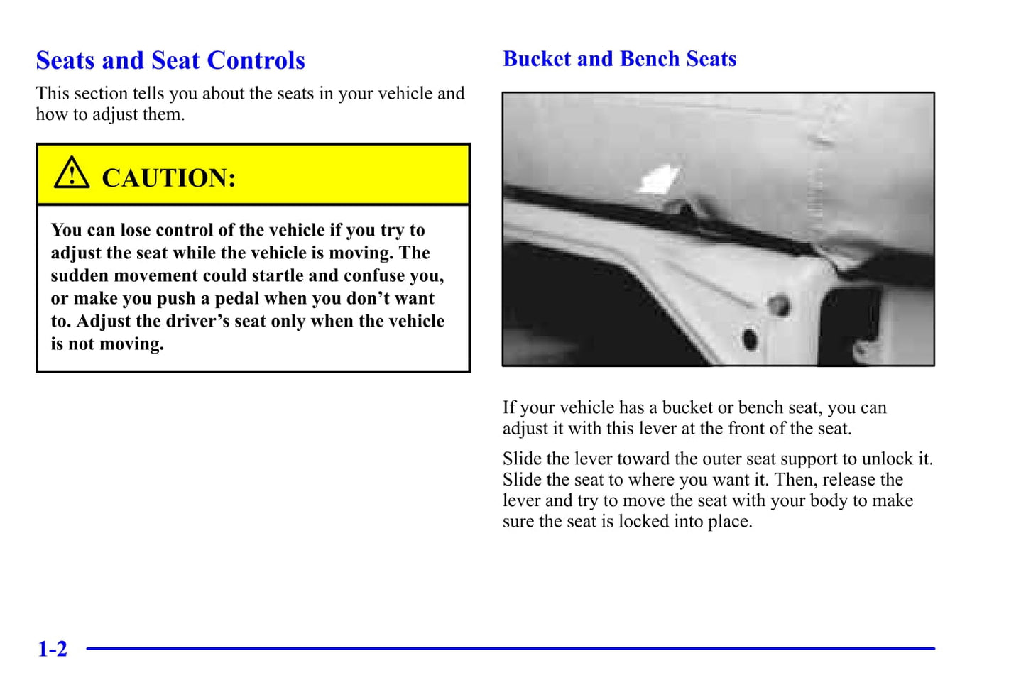 1998 GMC C-Series Owner's Manual | English