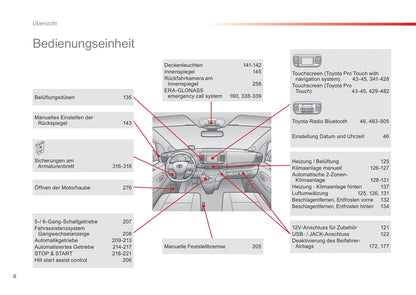 2016-2019 Toyota Proace/Proace Van/Proace Verso Owner's Manual | German