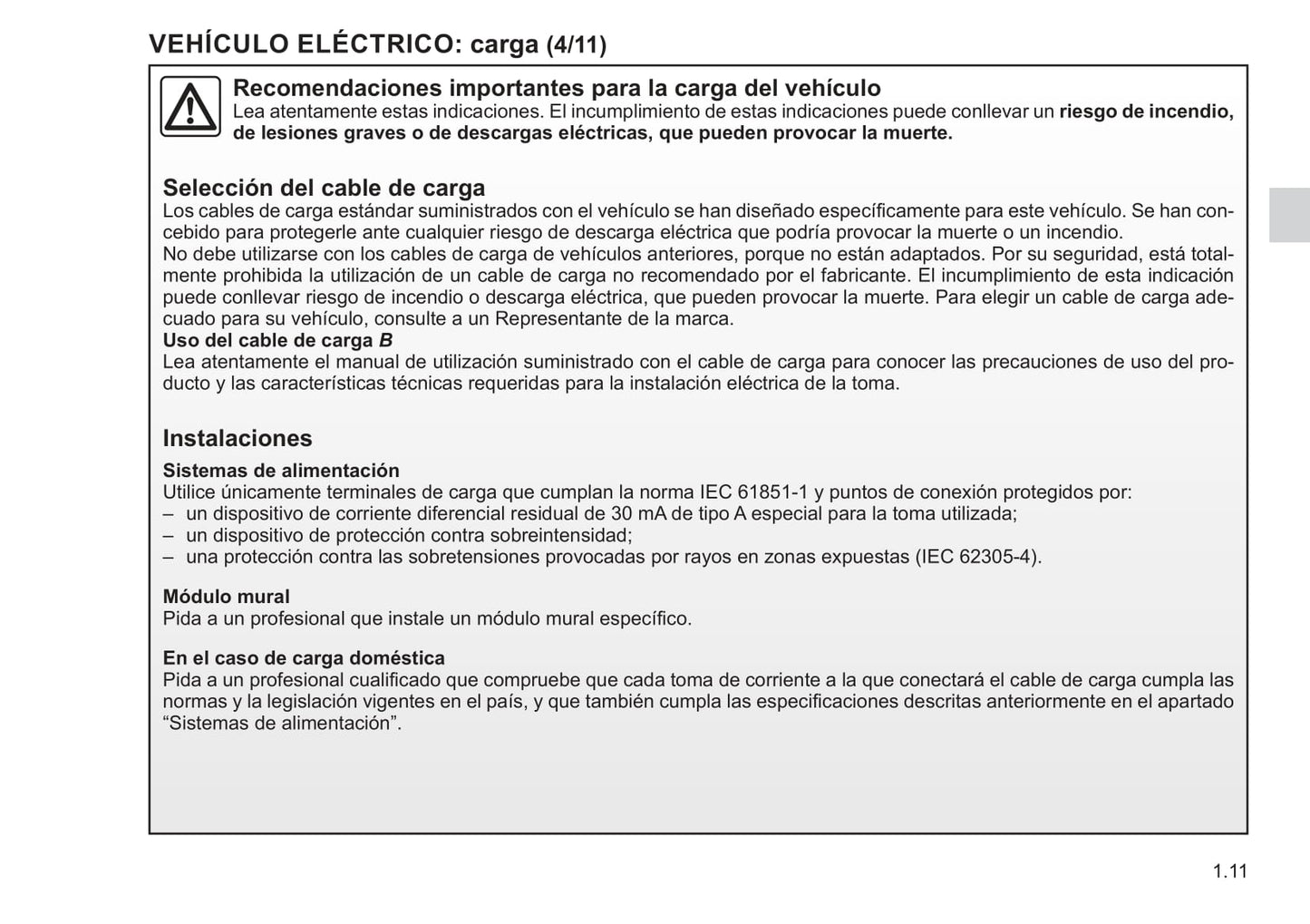 2021-2022 Renault Twingo Z.E. Owner's Manual | Spanish