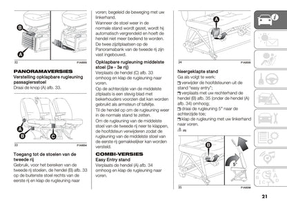 2019-2020 Fiat Ducato Owner's Manual | Dutch