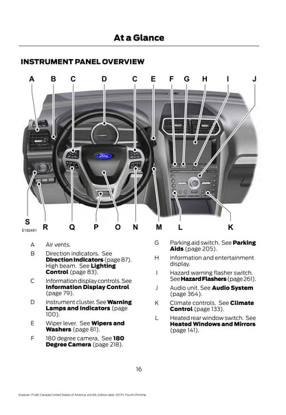 2018 Ford Explorer Gebruikershandleiding | Engels