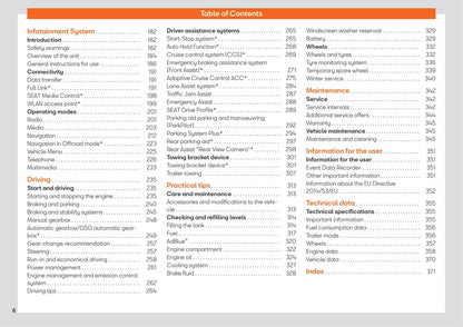 2018-2019 Seat Leon Owner's Manual | English