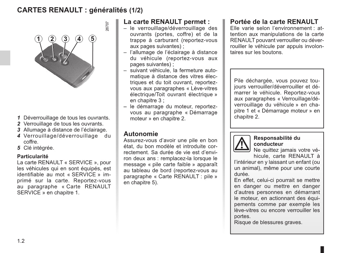 2010-2011 Renault Mégane Owner's Manual | French