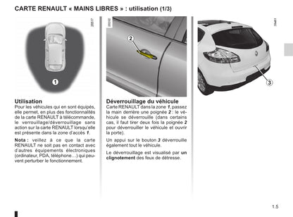 2010-2011 Renault Mégane Owner's Manual | French