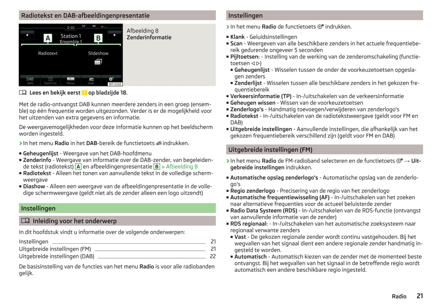 Skoda Amundsen en Bolero Handleiding 2015