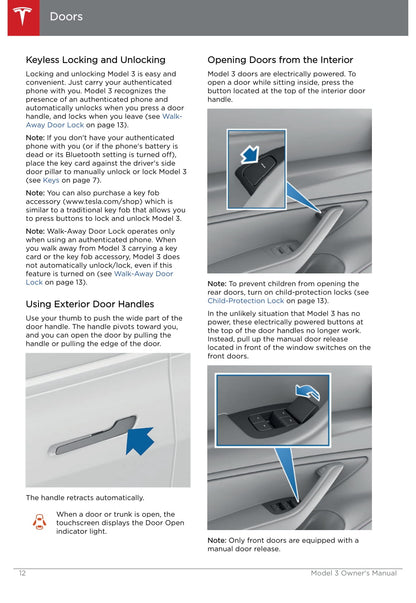 2019 Tesla Model 3 Gebruikershandleiding | Engels