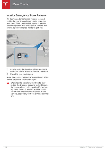 2019 Tesla Model 3 Gebruikershandleiding | Engels